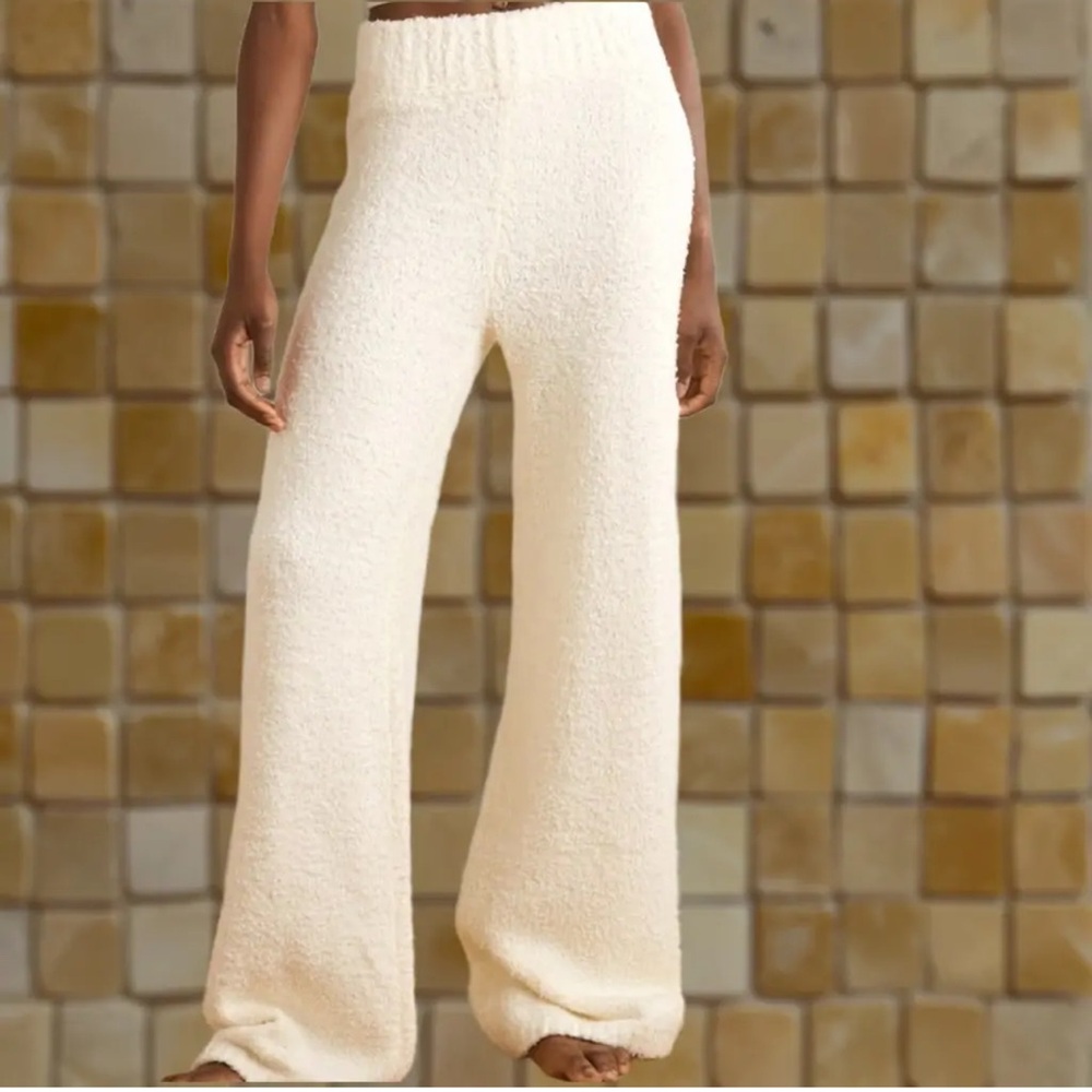 Skims cozy collection fuzzy knit lounge pant S/M